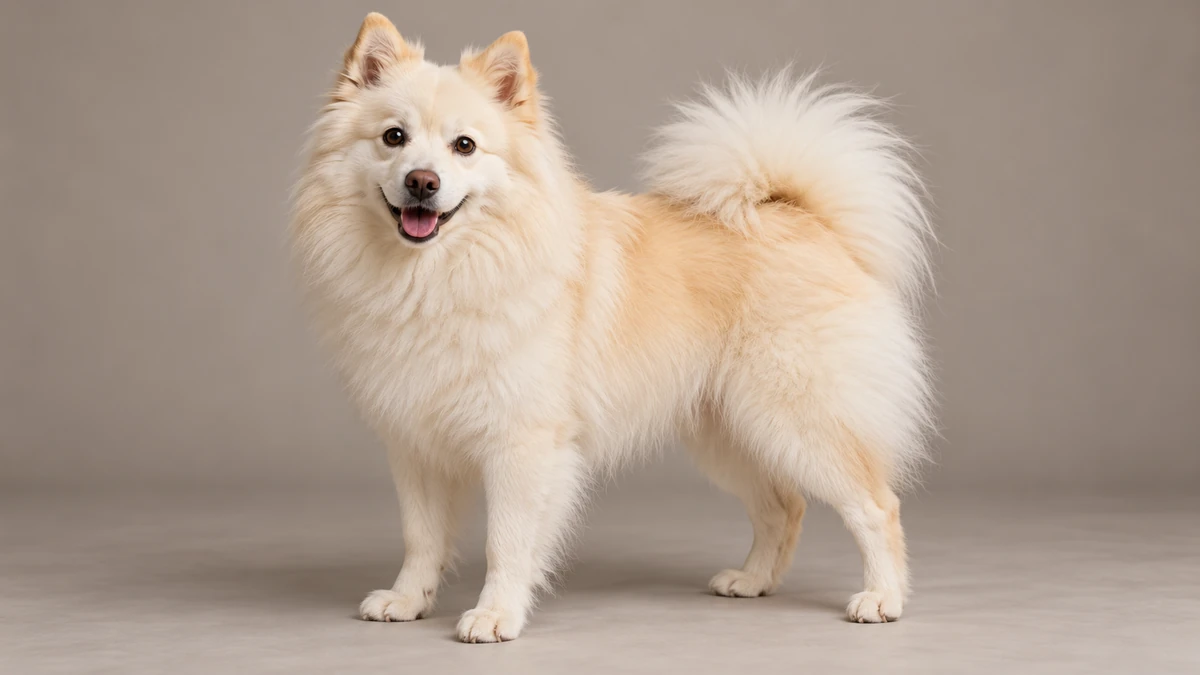 Spitz köpek — krem renk